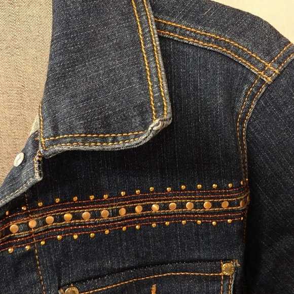 Rare OOAK Lawman Jeans Sample Denim Jacket Sm-Med - Picture 4 of 8